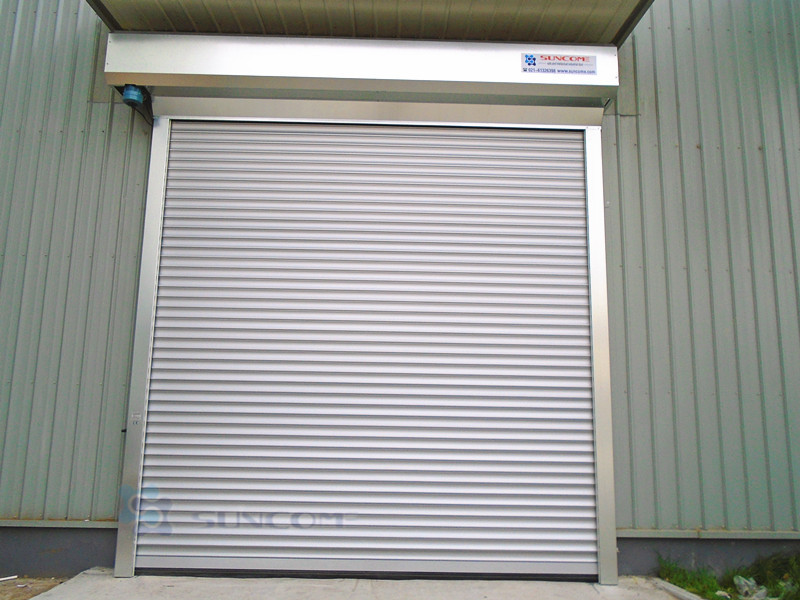 Quality 5000mm*5000mm Outside Industrial Security Door With Built in Photo Cell for sale