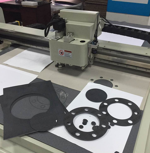 Quality Cnc cork rubber gasket sample cutting machine cutter plotter for sale
