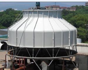 Quality Round Shape Industrial Open Loop Water Cooling Tower For Chiller for sale