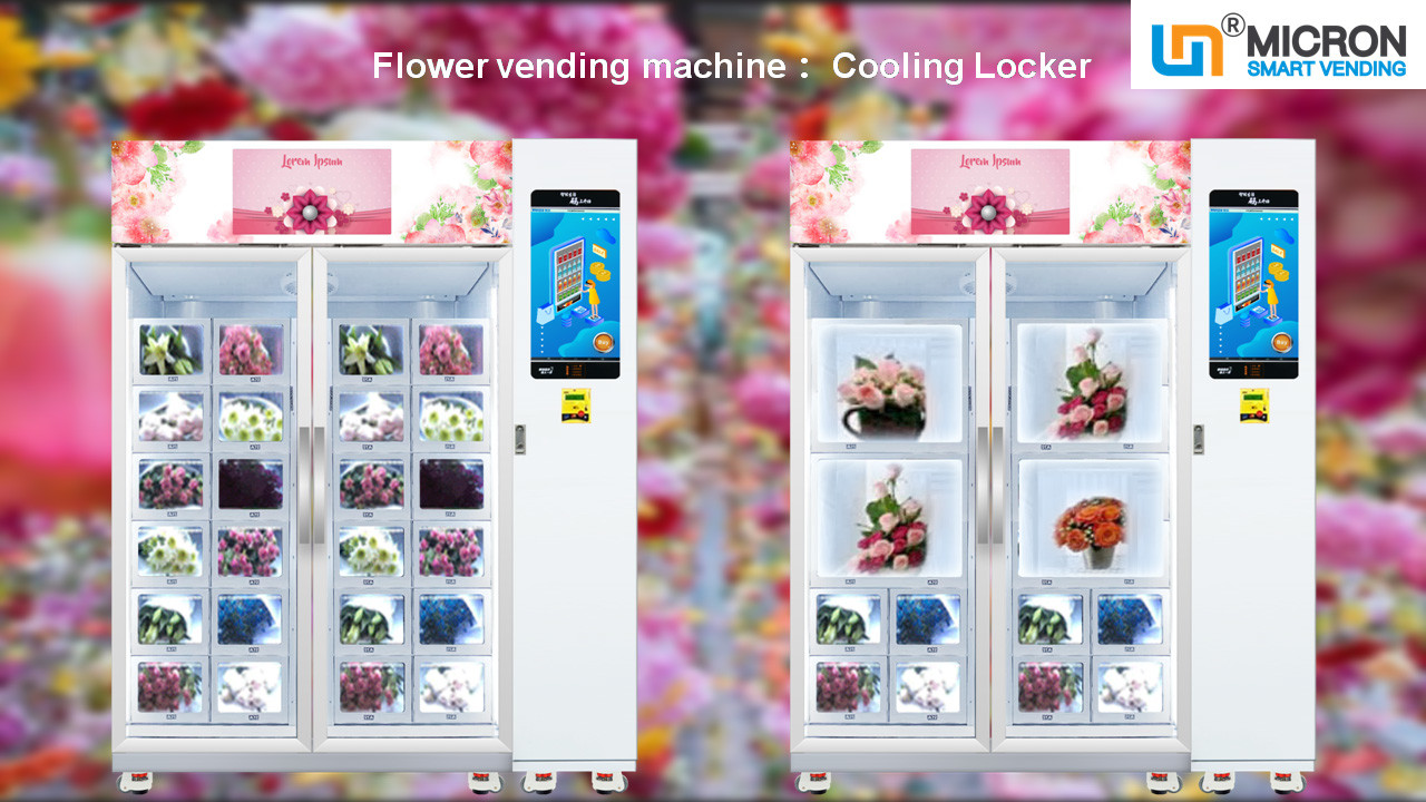 Buy cheap 22 Inch Touch Screen Flower Vending Machine With Refrigerator Cooling System from wholesalers