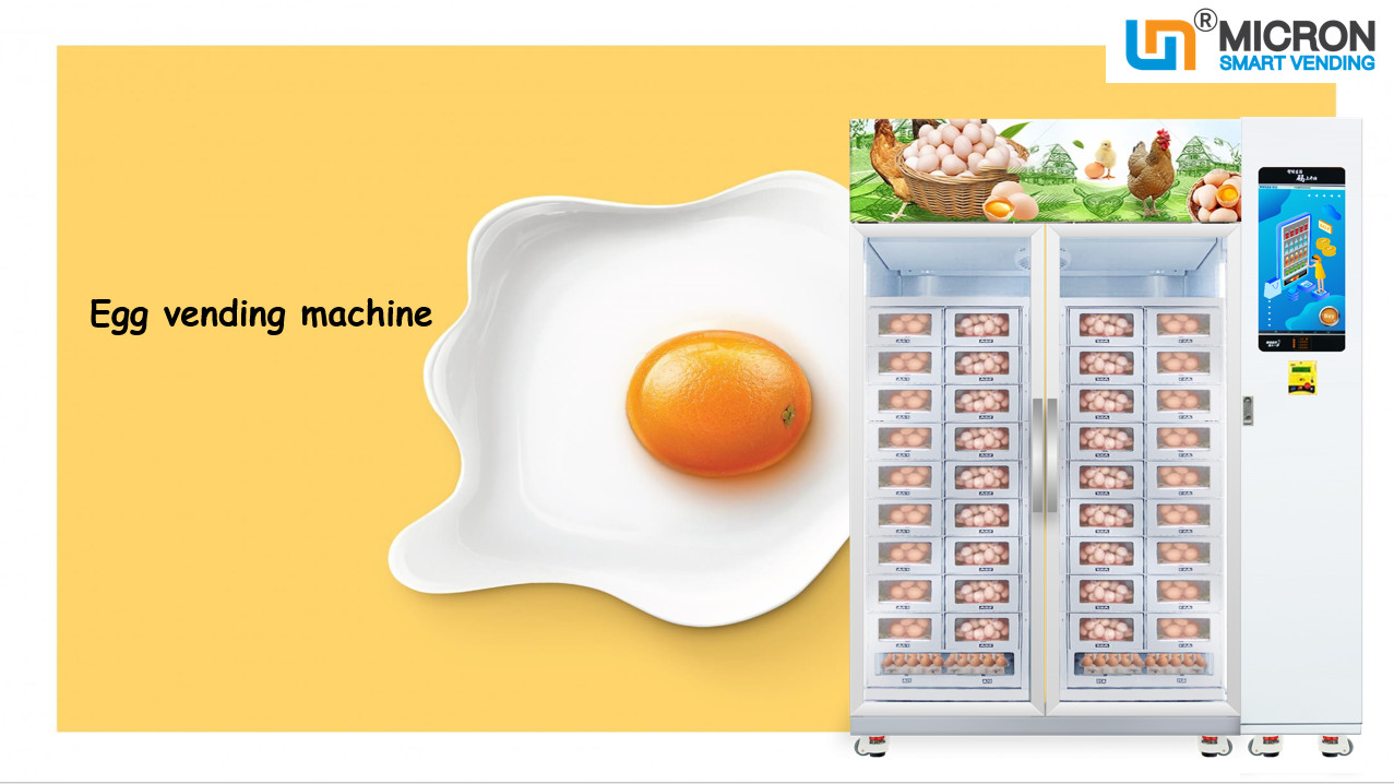 Buy cheap 22 Inch Touch Screen Egg Vending Machine With Card Reader Online Monitoring from wholesalers