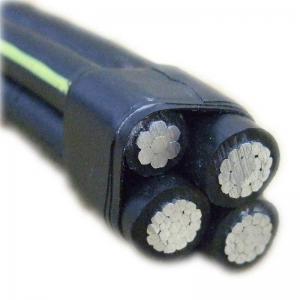 Quality Triplex ABC Cable XLPE/PE Insulation Overhead Aluminum Cable for sale