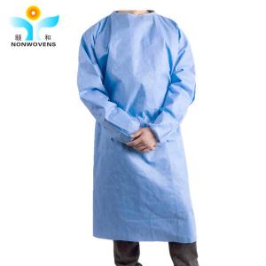 Quality 120*140cm SMS Disposable Surgical Gown for sale