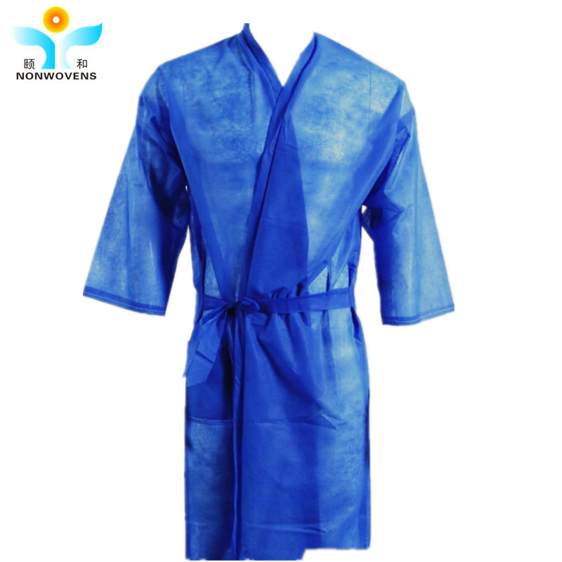 Quality 100 Vigin Disposable Kimono Robe 140*110cm Polypropylene Comfortable for sale