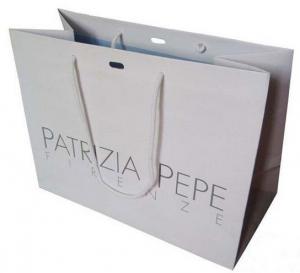 Quality Custom made difference sizes Matt Lamination Paper Bags for Events and Shows for sale
