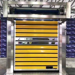 Quality Fast Speed Motor Drive Automatic Roller Door Panel Made Of Two Layers Aluminum for sale