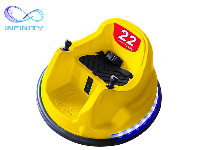 Buy cheap Yellow Commercial PP Plastic Children Bumper Car 73*73*44cm from wholesalers