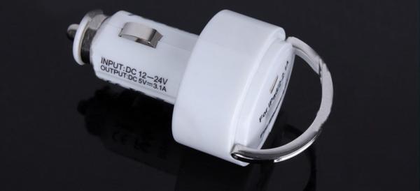 With Pull-tab 5V 1.0A MIni USB Vehicle Charger with Pull Tab USB Car Charger