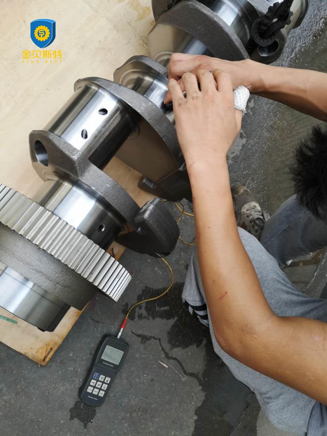 Quality 37720-10102 Mitsubishi Excavator Engine Parts S12R | DET S12R S16R Metal Crankshaftt for sale