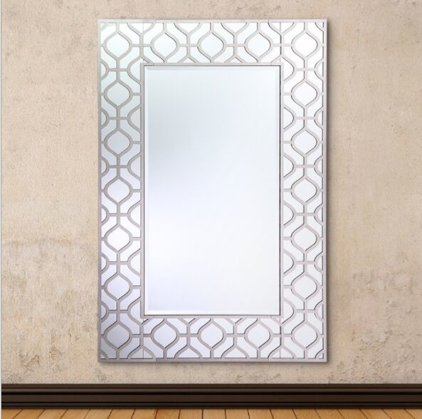 Quality Anti Scratch Modern Rectangular Wall Mirror For Home/ Hotel Decoration for sale