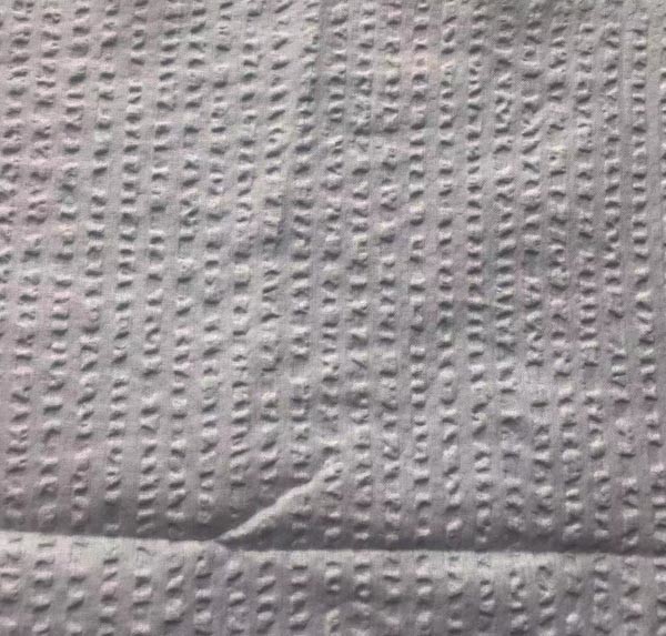 Quality Grey Reactive Dyed 115gsm Cotton Seersucker Fabric for sale