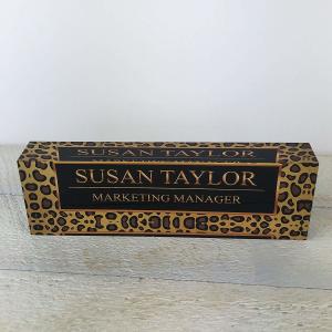 Quality Personalized Acrylic Desk Name Plate No Breakage With Engraving Logo for sale