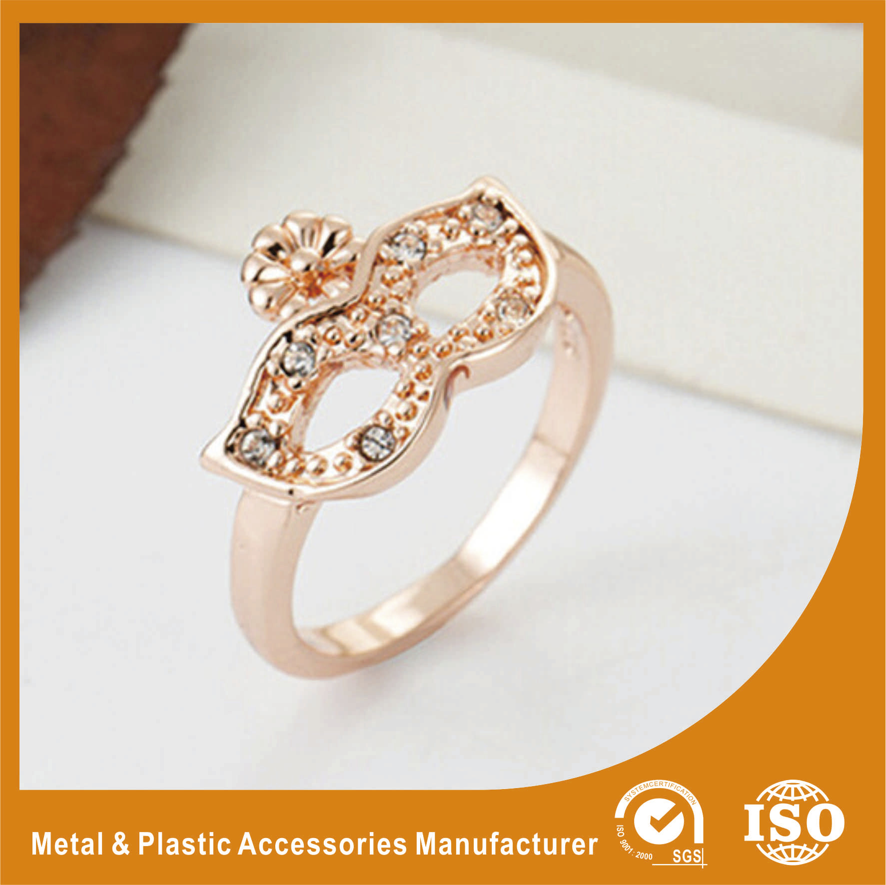Quality Silver Plated Metal Fashion Jewelry Rings For Women Finger Rings for sale