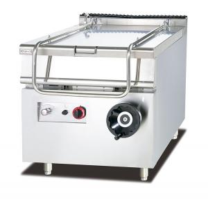 Quality 80L Capacity Gas Tilting Braising Pan Restaurant Kitchen Equipment 800*900*940mm for sale