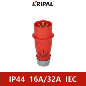 Quality 380V IP44 3 Phase Industrial Sockets And Plug Universal IEC standard for sale