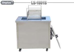 China Heavy Oil Removal Industrial Ultrasonic Cleaning Machine 28kHz 900W With 61 Liter on sale