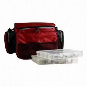 Quality Fishing Bag with Removable Clear PE Worm Bag  for sale