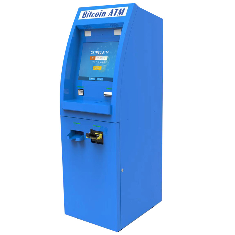 Quality 19inch Touchscreen Bank ATM Machine With Bulk Cash Acceptor And Dispenser for sale