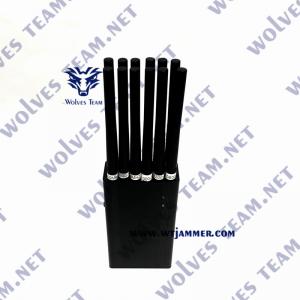 China 12 Bands handheld Wifi Gps 3g 4g 5gCell Phone Jamming Device Cell Phone Signal Jammer Scrambler on sale
