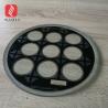Buy cheap custom 12mm thickness step black color silk screen printed tempered glass lens from wholesalers