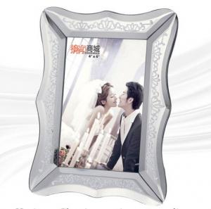 Quality Stylish Glass Mirror Photo Frame With Environmental Protection Paper Back Board for sale