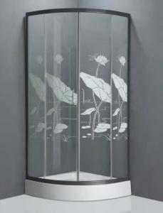 Quality Lotus leaf design toughened glass shower enclosure newest shower cabins for sale