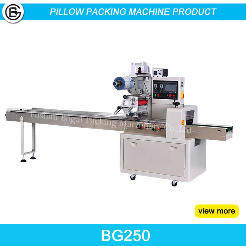 Full stainless steel 304 sami-automatic flow type fork and spoon packing machine factory customize