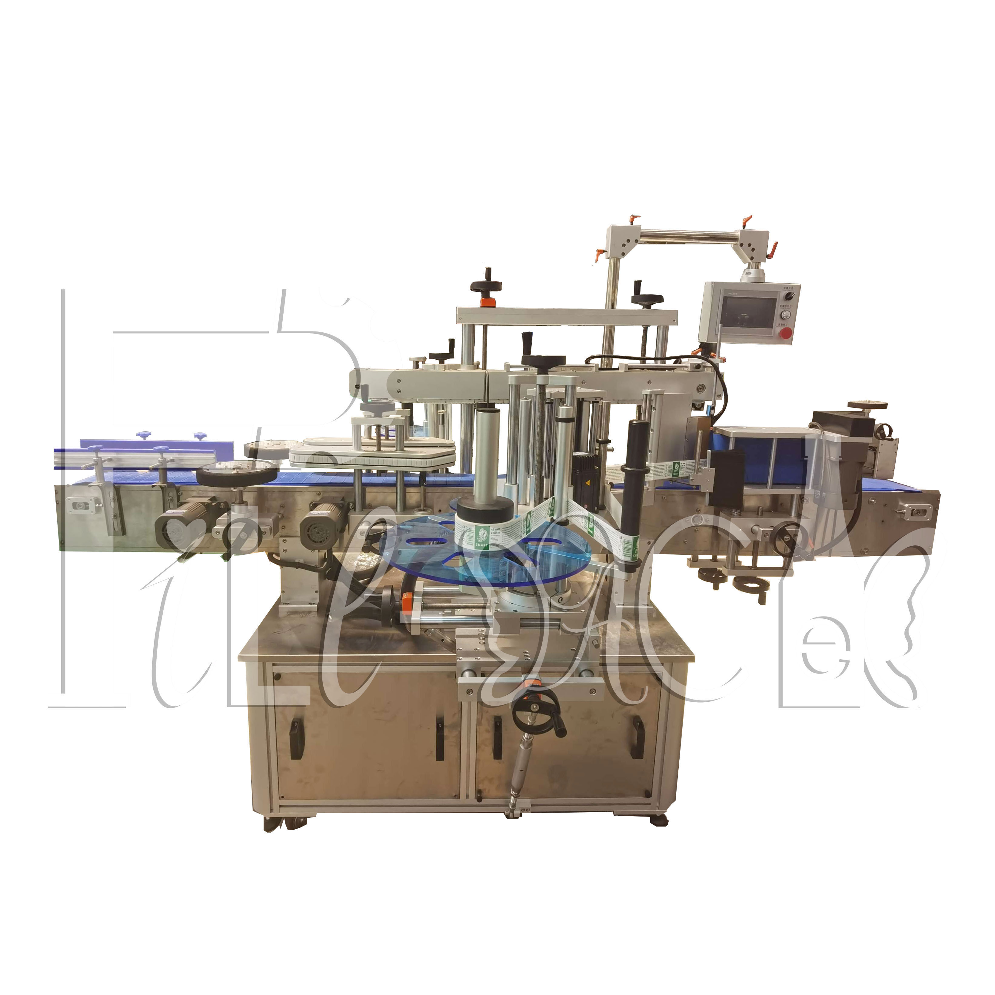 Quality SUS304 40m/Min Automatic Flat Bottle Labeling Machine Double Sided for sale