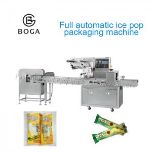 Quality 304 SS Ice Pop Sealing Machine 220V Full Automatic Small Flow Wrapping for sale