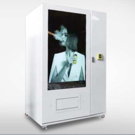 Quality Top sale 55 inch touch screen advertising e-cigarette vending machines and card readers for sale