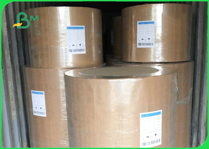 Quality Eco Friendly Kraft Paper Jumbo Roll 120gsm Customized Size For Fast Food Wrapping for sale