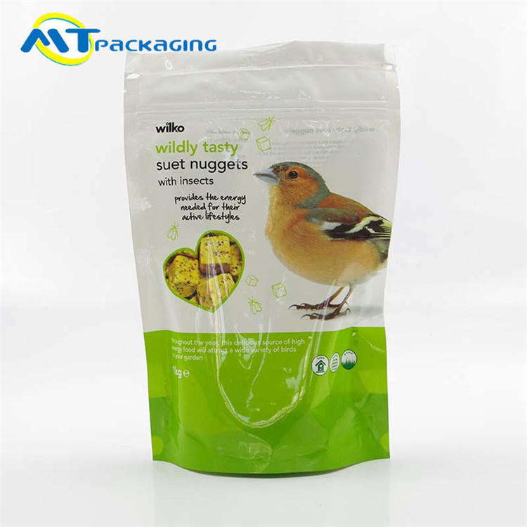 Gravure Printing Pet Food Packaging Bags For Birds Accept Customized Logo
