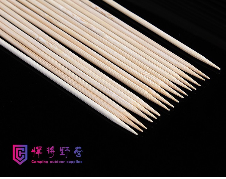 Wholesale disposable bbq skewer stick round bamboo sticks