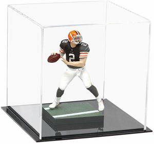 Quality Versatile Display Plastic PMMA Acrylic Display Case With Black Base for sale