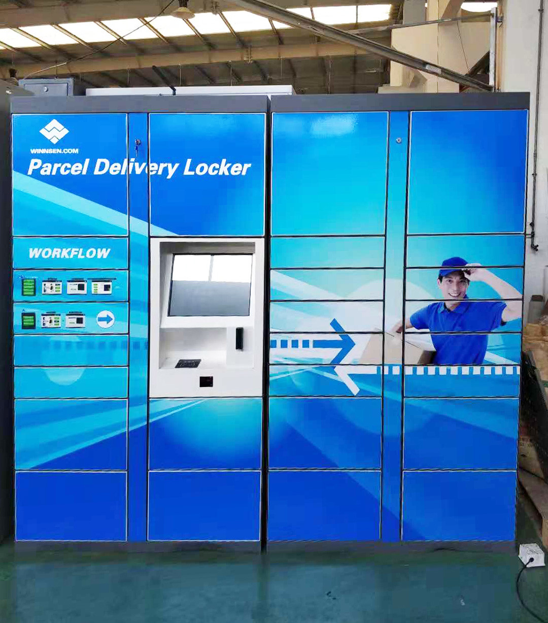 Quality User Friendly Advanced Parcel Electronic Delivery Lockers With Barcode Scanner for sale
