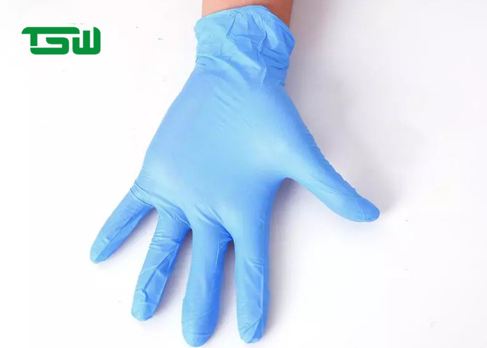 Quality 300mm Power Free disposable nitrile examination gloves for sale