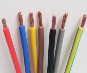 Quality H07V-R 450/750V Single Core Copper Electrical Wire for sale