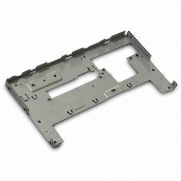 Quality Electronics Sheet metal stamping parts ,   made of  Electro-galvanized steel , T=1.0mm for sale