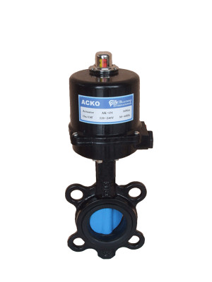 Quality High Temperature Actuator Operated  Electric Butterfly Valve  , Electric Actuated Butterfly Valve  Wide Size Range for sale