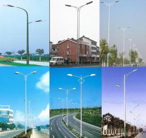 Quality steel tubular lighting pole/light poles outdoors/lamps pole for sale