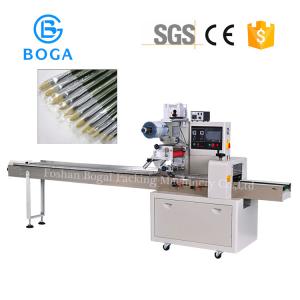 Quality High Speed Horizontal Flow Wrapper Automatic Flow Paintbrush Packaging for sale