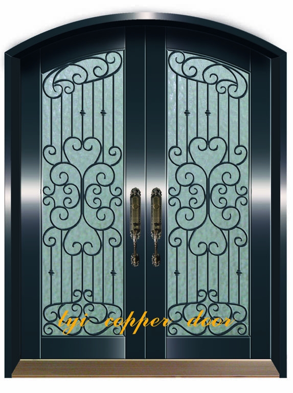 Quality metal copper doors for sale