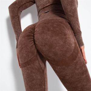 Quality Washed Gym Scrunch Butt Leggings Seamless Big Booty Workout Gym Pants for sale