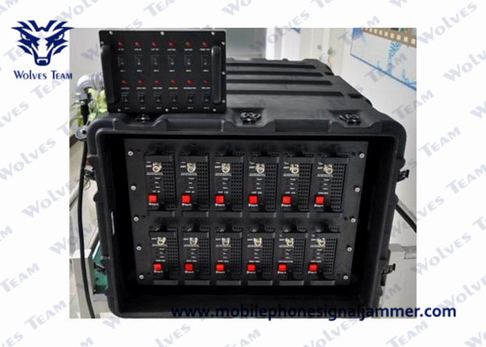 Quality 868W High Power Bomb Signal Jammer Fully Integrated For Military And Police Convoy for sale