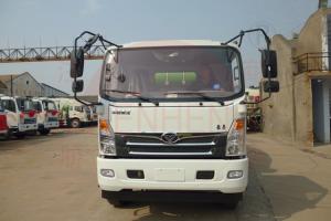 Quality Transit 6cbm Truck Mounted Concrete Mixer, Low Angle Cement Delivery Trucks for sale