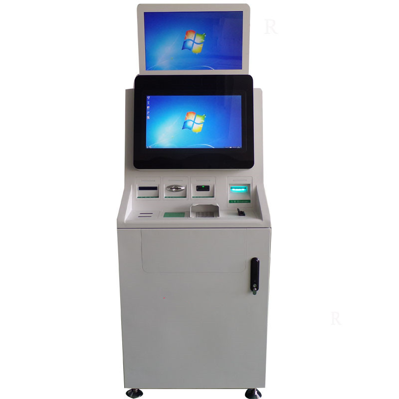 Self service cash payment Kiosk ATM machine/auto teller machine with cash acceptor/dispenser for cash in/out