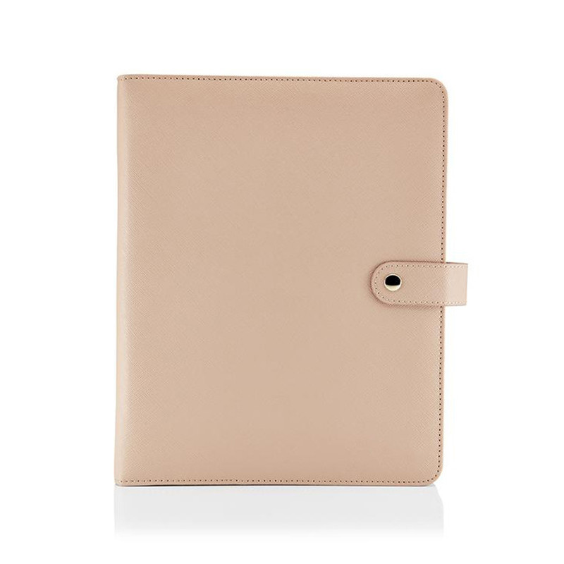Quality A5 Binder Notebook Pocket File Notebook Folio Business Leather Portfolio for sale