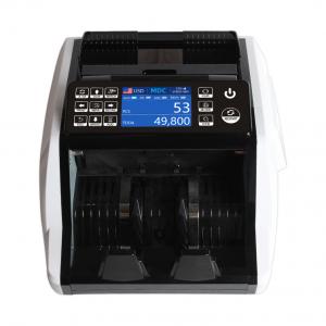 Quality GBP AED 0.075MM Note Mixed Denomination Currency Counter Dollar Counting Machine UV MG for sale