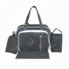Buy cheap Diaper bag with 1pc bottle bag (can be hung at side) and changeable mat, from wholesalers