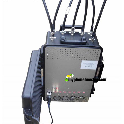 Buy cheap 7 Bands 350w High Power Bomb Jammer Portable Luggage Military Signal Jammer from wholesalers
